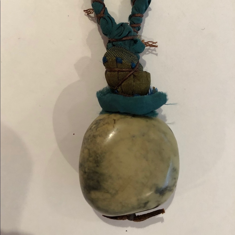 Green turquoise necklace